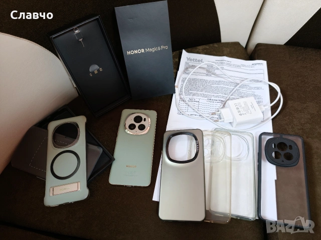 Honor Magic 6 Pro 12/512 перфектен с гаранция