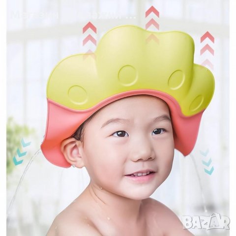 Бебешка козирка за къпане без сълзи - код 3317, снимка 6 - За банята - 35413331