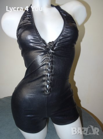 Kitten by Allure Lingerie S къс дамски кожен гащеризон, снимка 1