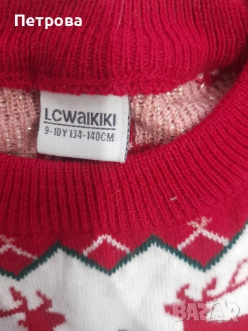 Детски Коледен пуловер, снимка 4 - Детски пуловери и жилетки - 51793239