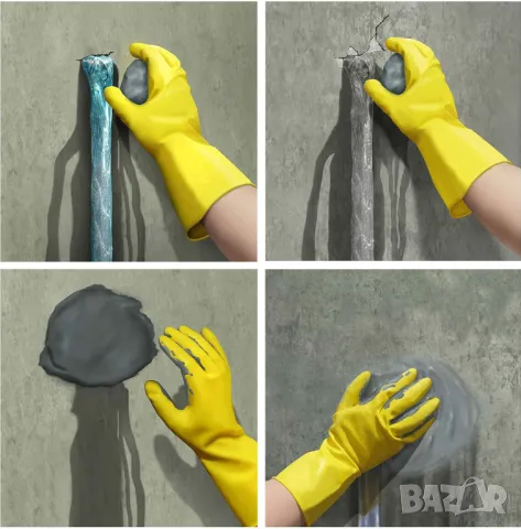 Хоросан за Супер Бързо Запушване на Течове Sika Fast Mortar – The Venue D 'Eau – 5 кг!, снимка 3 - Бои, лакове, мазилки - 47835463