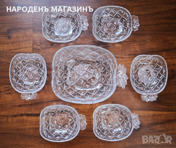 BORGONOVO - ITALY - НОВ сервиз за плодови салати кремове десерти чинии сервиз кутия купи 