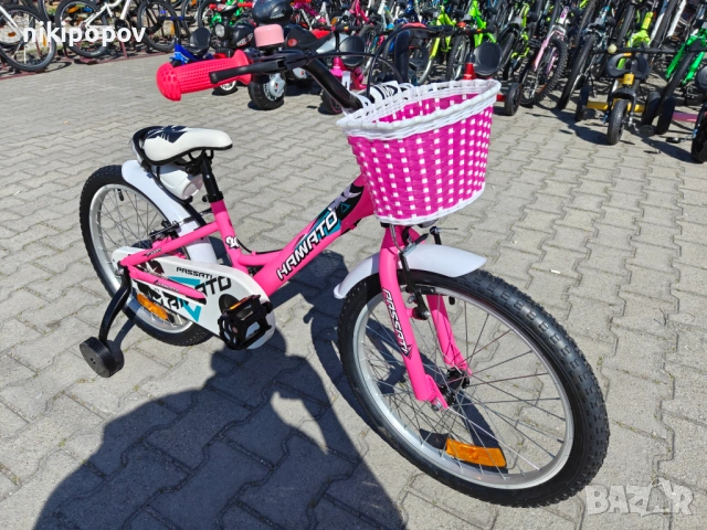 BG Детски велосипед 20" HAMATO розов, снимка 4 - Велосипеди - 54334484