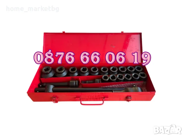 Гедоре за камиони 21 части, камионско гедоре 3/4’’ 21-50мм