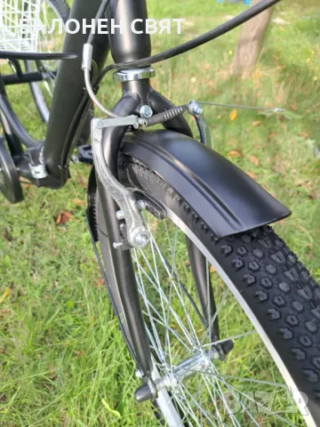 Нов Велосипед Колело Триколка Сгъваема  24 цола 7 скорости, кош и облегалка, снимка 3 - Велосипеди - 47802124