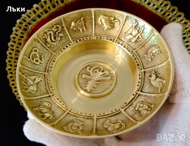 Китайски годишен календар,зодиак,бронзов съд. , снимка 2 - Антикварни и старинни предмети - 37818487