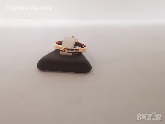 Златен руски пръстен с рубин 7, снимка 6 - Пръстени - 50558802