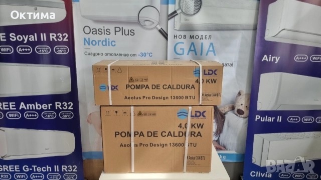 Инверторен климатик LDK 13.6K AEOLUS PRODESIGN 4.0KW WIFI A++, снимка 8 - Климатици - 51903746