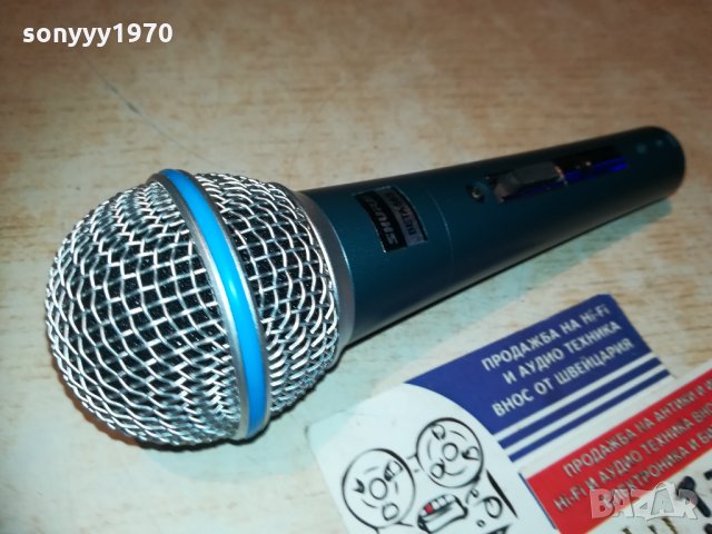 shure beta sm58s-profi-внос швеицария 2111201939, снимка 10 - Микрофони - 30867101