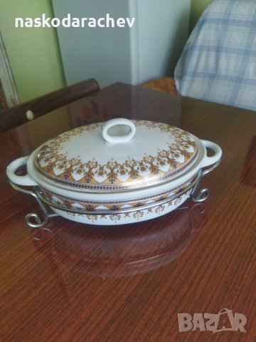 Купа с капак рисувана керамика , снимка 2 - Декорация за дома - 38978481