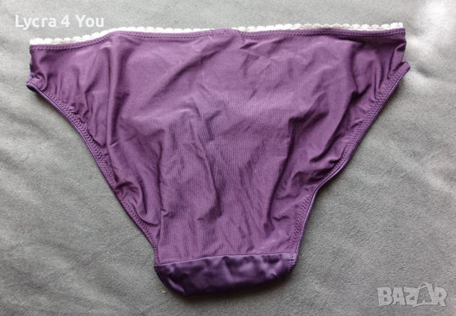 MarCollection M размер лилави сатенени бикини с ликра, снимка 2 - Бельо - 38388293