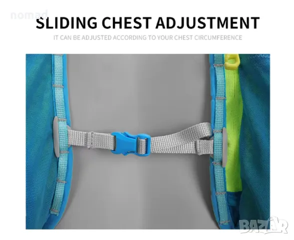 -50% INOXTO Ултра лека раница 8 литра | Бягане, колоездене, туризъм, снимка 17 - Спортна екипировка - 49447791