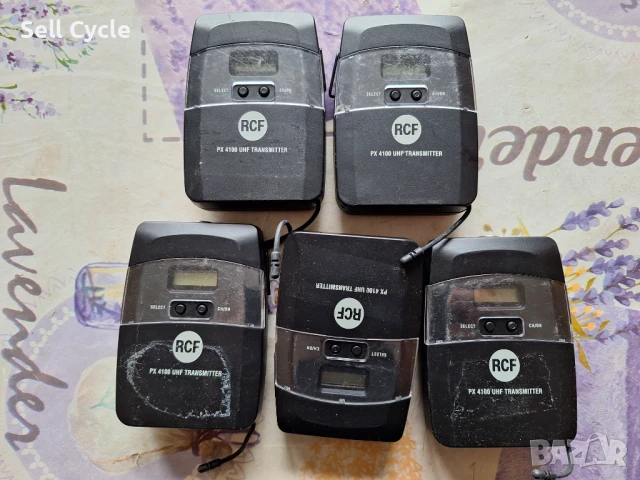 ✅ПРОФЕСИОНАЛНИ ЗВУКОВИ ТРАНСМИТЕРИ/МИКРОФОНИ RCF PX 4100 UHF❗