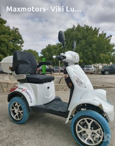 Електрически Скутер Четириколка 1500W mod. 2024 White Топ качество 3180 лв, снимка 2 - Инвалидни скутери - 34461635