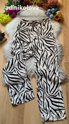 Широк зебров панталон, снимка 1