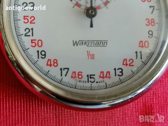  Стар Швейцарски Хронометър   BREITLING / WAKMANN  , снимка 4 - Антикварни и старинни предмети - 34386372