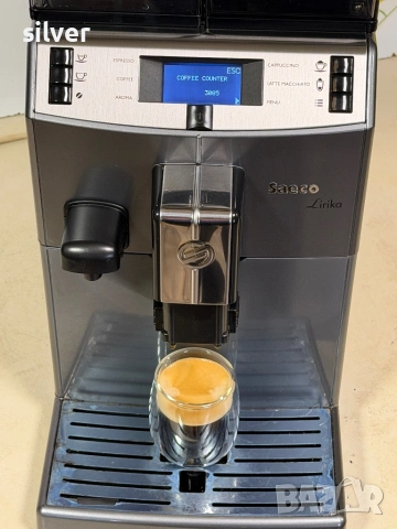 Кафемашина кафе автомат Saeco Lirika с гаранция, снимка 9 - Кафемашини - 54007904