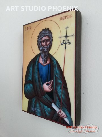 Икона на Свети Андрей Първозвани icona Sveti Andrei Parvozvani, снимка 6 - Картини - 14909723