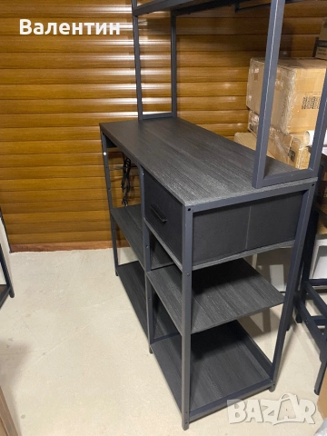 Кухненски рафт / библиотека VASAGLE, снимка 7 - Секции и витрини - 52649985