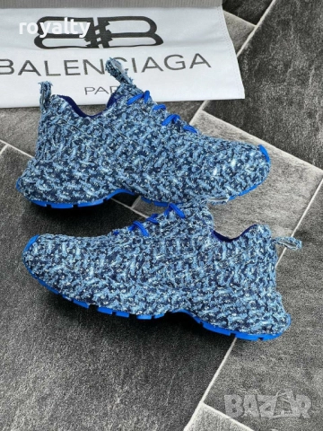 Balenciaga НА ЕДРО Сини Дамски Маратонки С Камъни 8 Бр. 