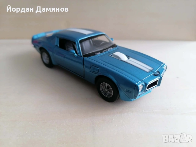 Понтиак Фаербърд ТрансАм '72г в мащаб 1:34, снимка 4 - Колекции - 53281467