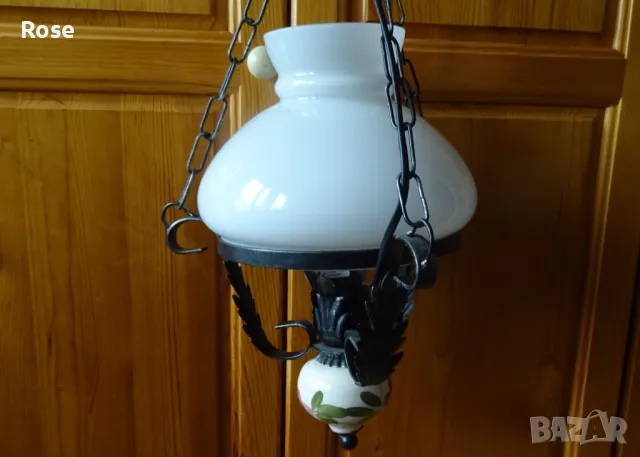 Полилеи, декорация в стил Рустик, метал и порцеланова част.