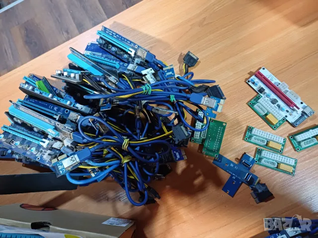 PCI - Е Extender екстендер Riser удължител за видео карти за копачки или друго, снимка 6 - Кабели и адаптери - 48786827