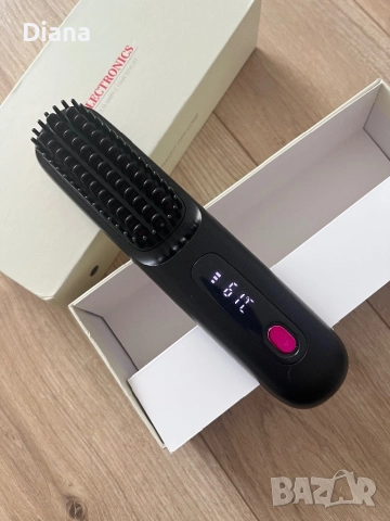 Загряваща четка за коса, снимка 3 - Преси за коса - 52751769