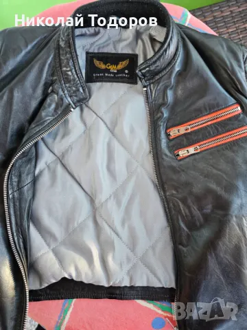 Детско яке от естествена кожа, снимка 4 - Детски якета и елеци - 49615069