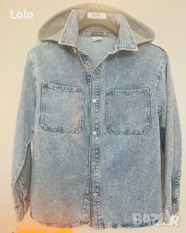 Дънкова риза ZARA 164см/13-14 г , снимка 6 - Детски ризи - 43872452