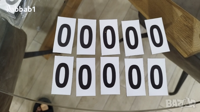 Mагнитни цифри комплект от 0 до 9 - 3/6см, снимка 2 - Други - 52996439