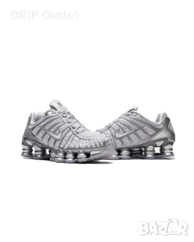 !НОВИ! Nike Shox TL | Silver | + КУТИЯ, снимка 4 - Маратонки - 55750616