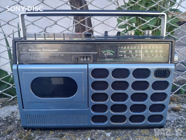 ПРОДАВАМ РЕТРО КАСЕТОФОН 1978Г ( NACIONAL PANASONIC - RQ-546FJS JAPAN) 