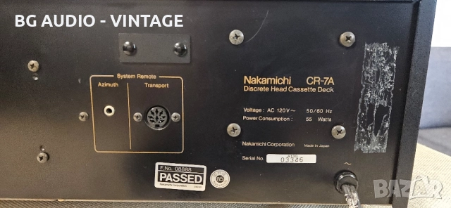 Nakamichi CR-7A триглав дек, снимка 7 - Декове - 51545074