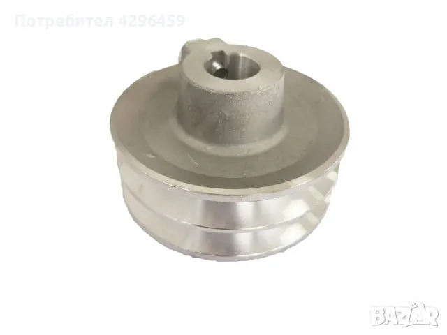 Шайба ремъчна за мотофреза, мотоблок, 90x20 мм. двуканална (011359), снимка 4 - Градинска техника - 49315452