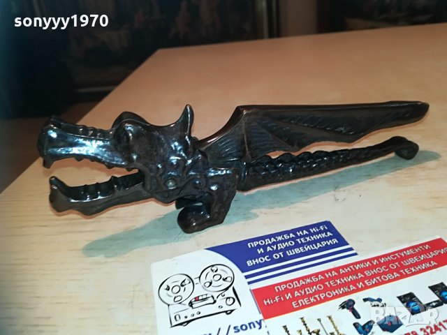 ПОРЪЧАНА-крокодил-орехотрошачка-ретро колекция, снимка 3 - Колекции - 30090250