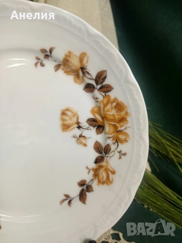 Кафява роза сетове Mitterteich Bavaria , снимка 2 - Чаши - 53039864