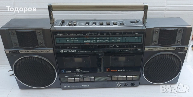Hitachi TRK-W55E Stereo Cassette Recorder донор за части или проект, снимка 14 - Радиокасетофони, транзистори - 54245647