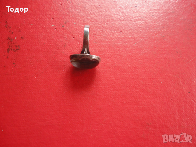 Невероятен сребърен пръстен с камък , снимка 6 - Пръстени - 44619143