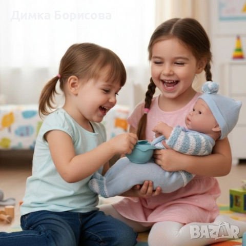 Реалистично бебе с аксесоари - 39см, снимка 4 - Кукли - 52349097