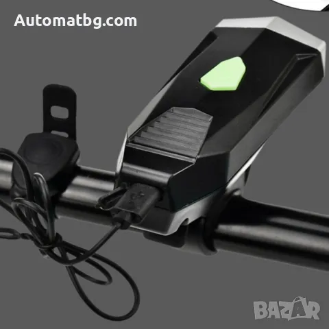 Фар за велосипед Automat, PA504, снимка 5 - Аксесоари за велосипеди - 49153718