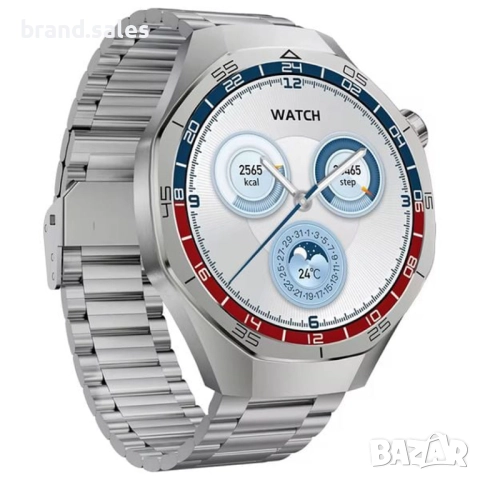 SK40 Smart Watch – Смарт часовник с 1,53″ дисплей, пулсомер в сребристо, снимка 7 - Смарт часовници - 51882005