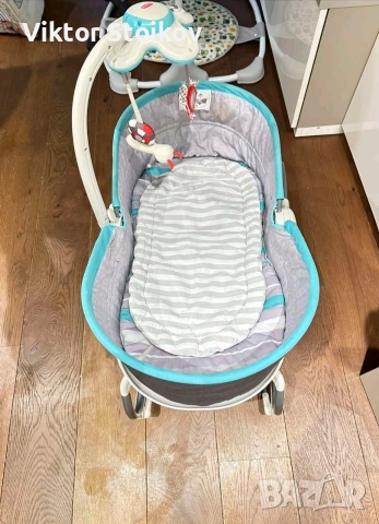 Кош за бебе/музикален шезлонг Tiny Love, снимка 6 - Детски шезлонги - 53222313