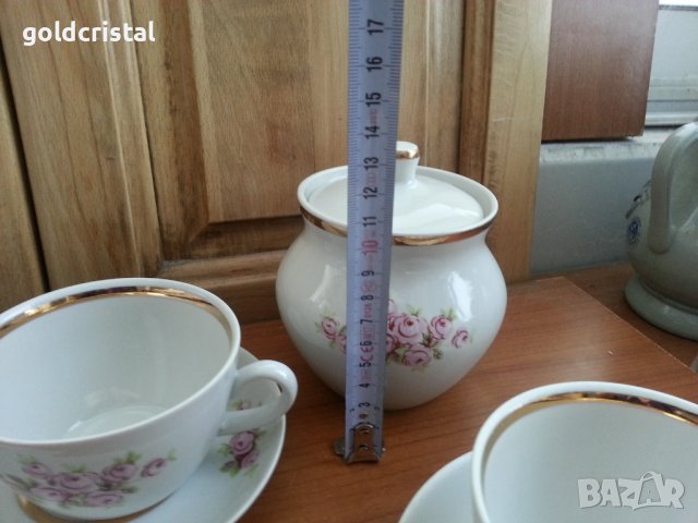 Руски порцелан за чай кафе, снимка 10 - Антикварни и старинни предмети - 33760800