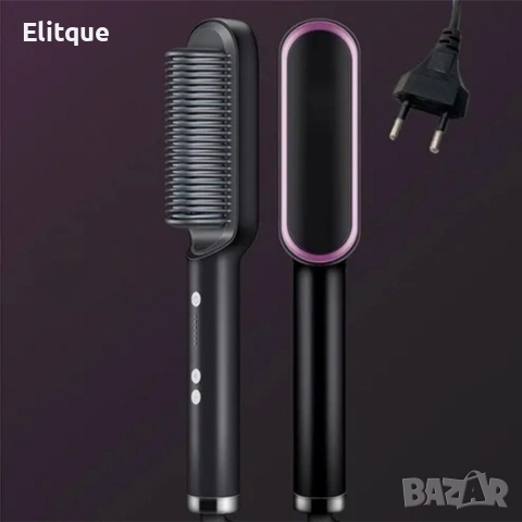 Електрическа многофункционална четка за изправяне на коса, снимка 6 - Преси за коса - 52796079