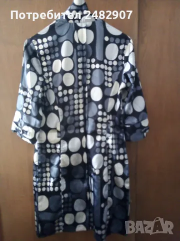 Дамска рокля - сатен , снимка 7 - Рокли - 48640755