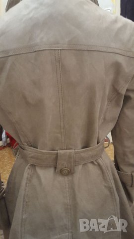 "Leather"-бежово зимно кожено палто, снимка 6 - Палта, манта - 38976669