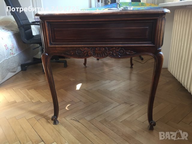 Бюро, писалище, барок, изцяло от дърво антикварно, снимка 2 - Бюра - 42260985