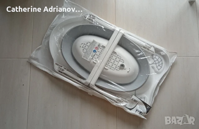 Сгъваема бебешка вана Cangaroo, снимка 2 - Комплекти за бебе - 50691097