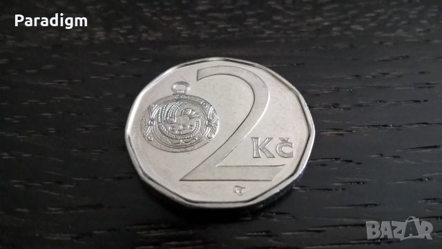 Монета - Чехия - 2 крони | 2001г., снимка 2 - Нумизматика и бонистика - 29336752